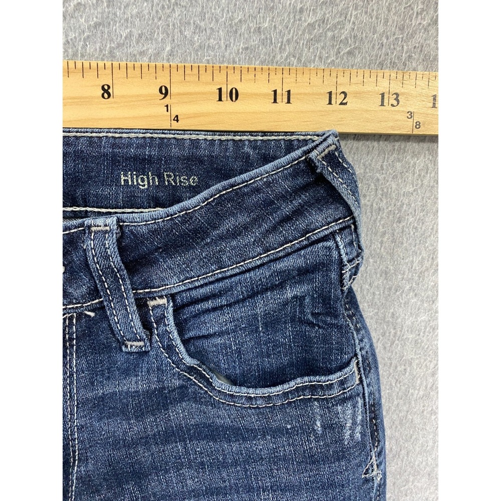 Ariat Denim High Rise Slim Trousers Women's 25R (24x32) Western Bootcut Jeans - Picture 2 of 11